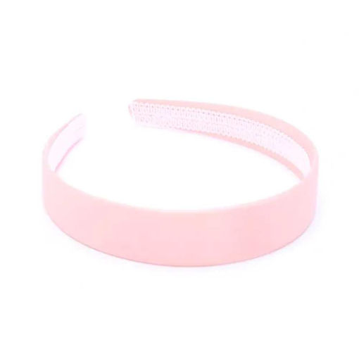 Picture of ALICEBAND WIDE BLUSH PINK SATIN